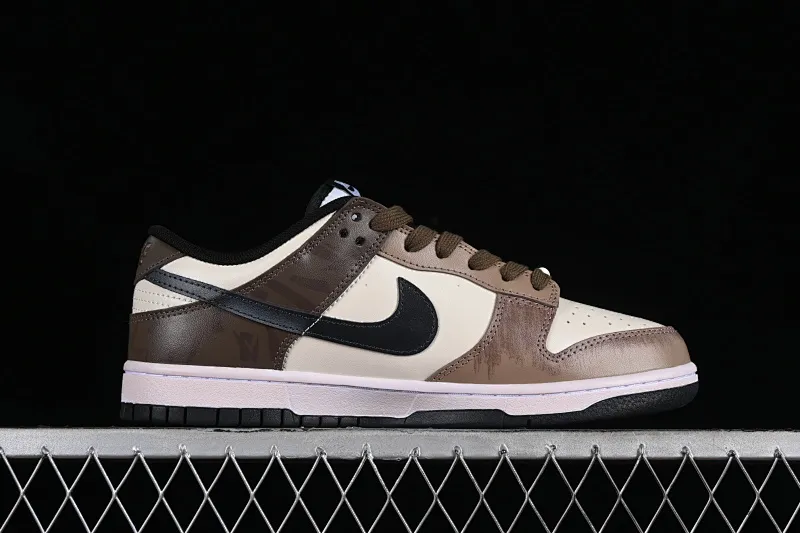 All Categories Nk SB Dunk Series Nk SB Dunk Low Low-top sneakers Nk Dunk Low Panda Prank Street Racing Rusty Distressed SB strap low-top casual sneakers DD1391-100